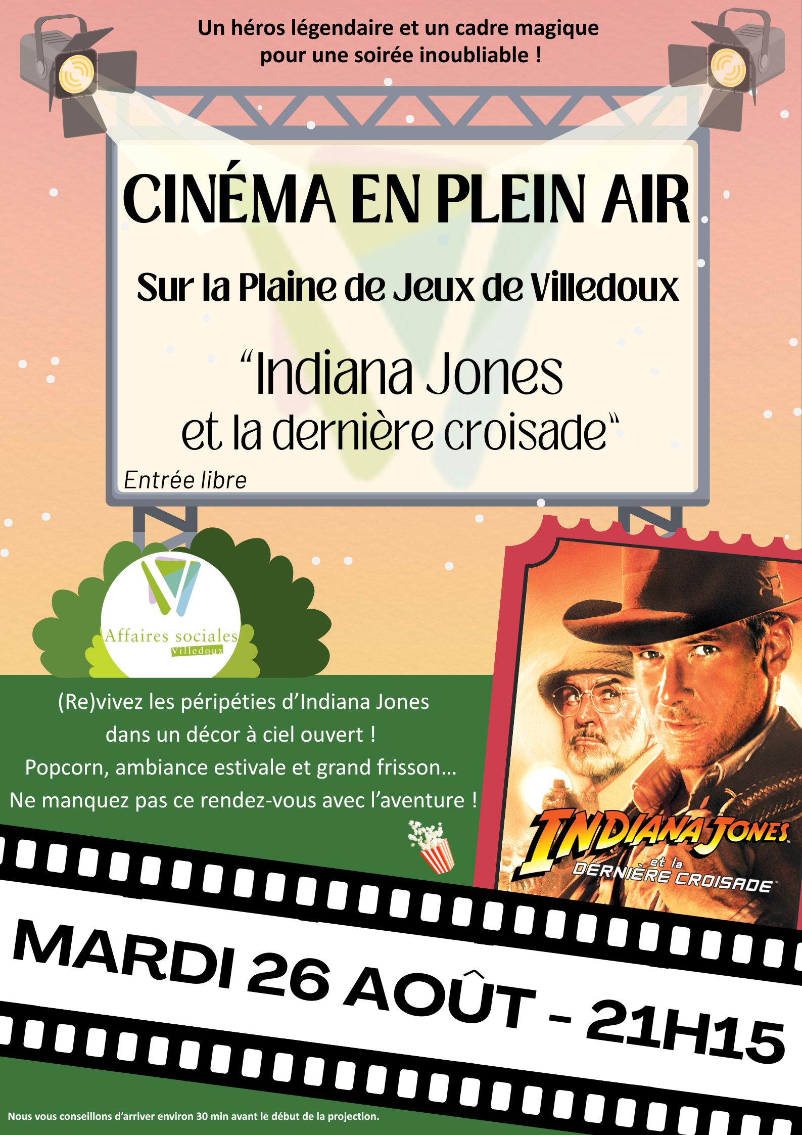 Flyer cinéma de plein air
